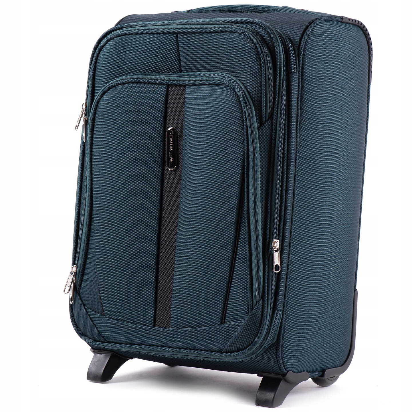 

Маленький тканевый чемодан на 2 колесах Wings 1706 S зеленый green