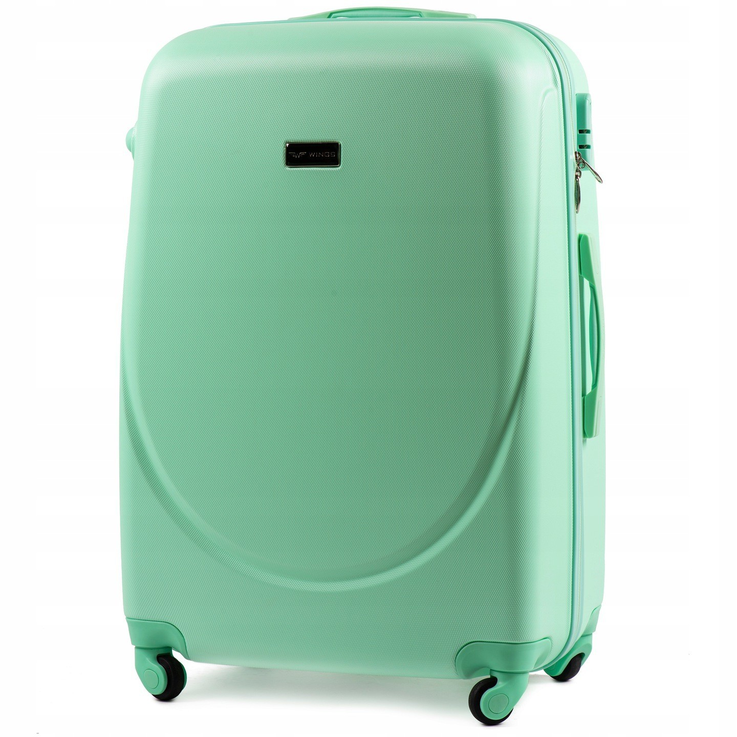 

Мини дорожный пластиковый чемодан WINGS K310 XS мятный light green