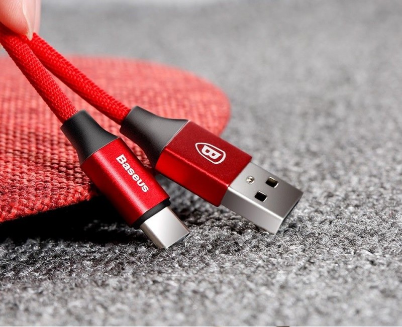 USB кабель/адаптер Baseus для  и переходники Красный – низкие .
