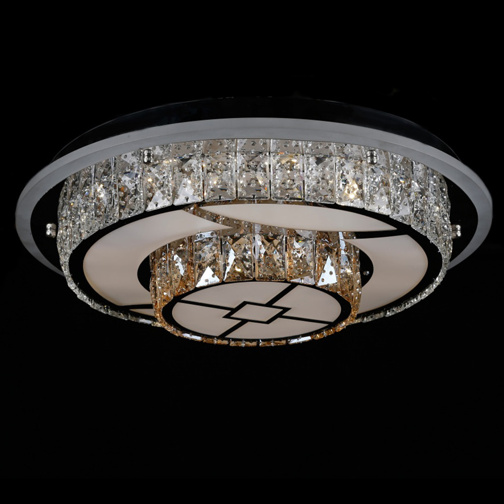 

Светодиодная LED люстра с пультом управления хромированная VL-2823/500/6+4