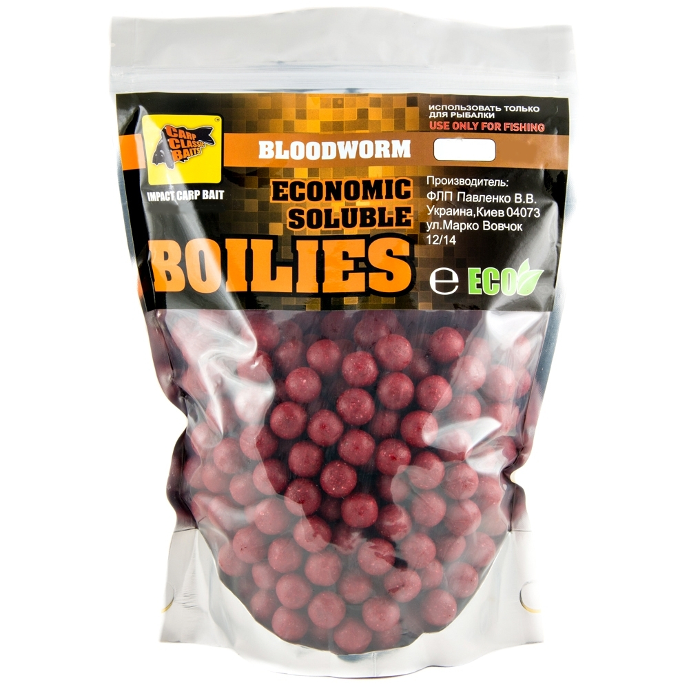 

Бойлы CCBaits Economic Soluble Bloodworm 20mm 3kg (CCB002577)