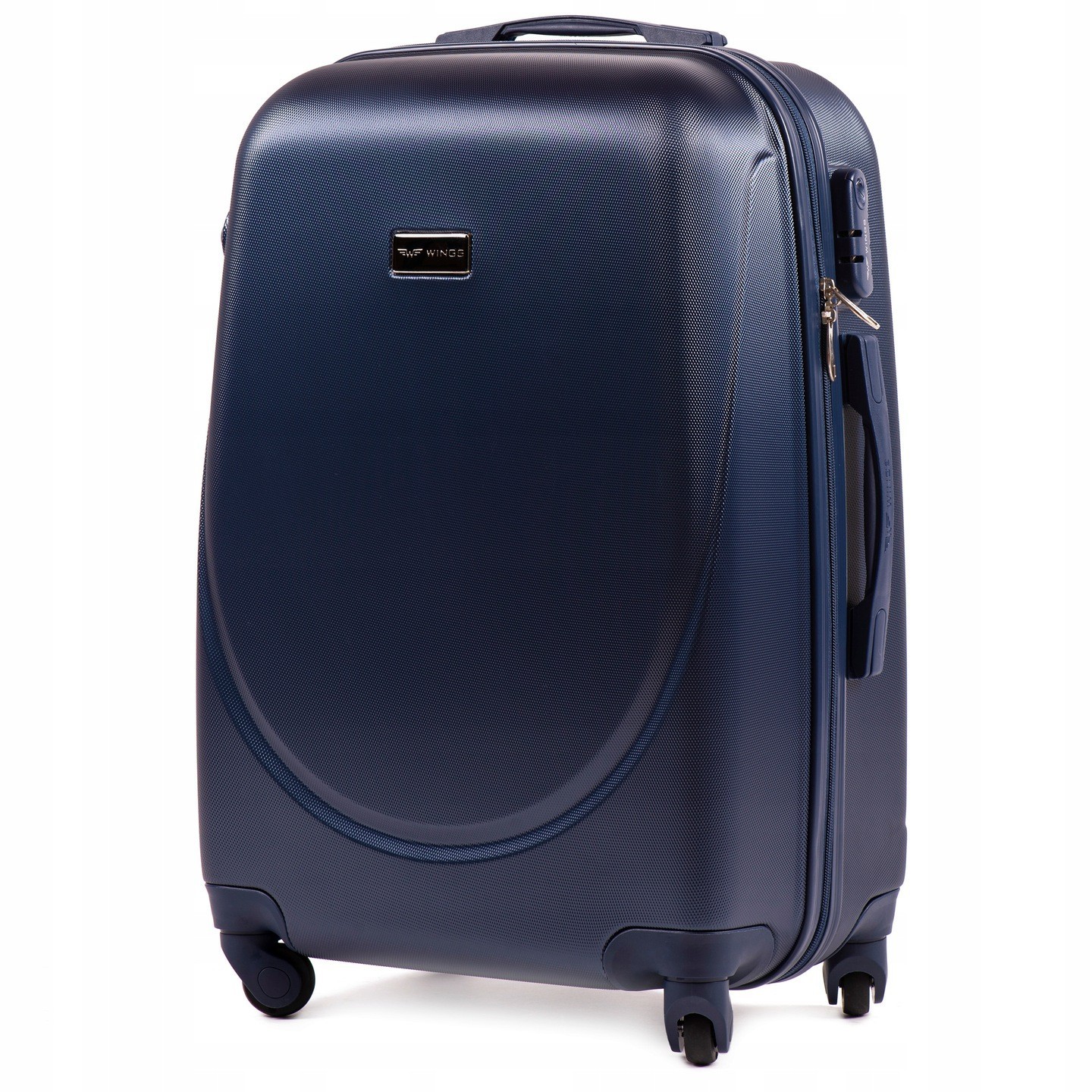 

Мини дорожный пластиковый чемодан WINGS K310 XS синий blue
