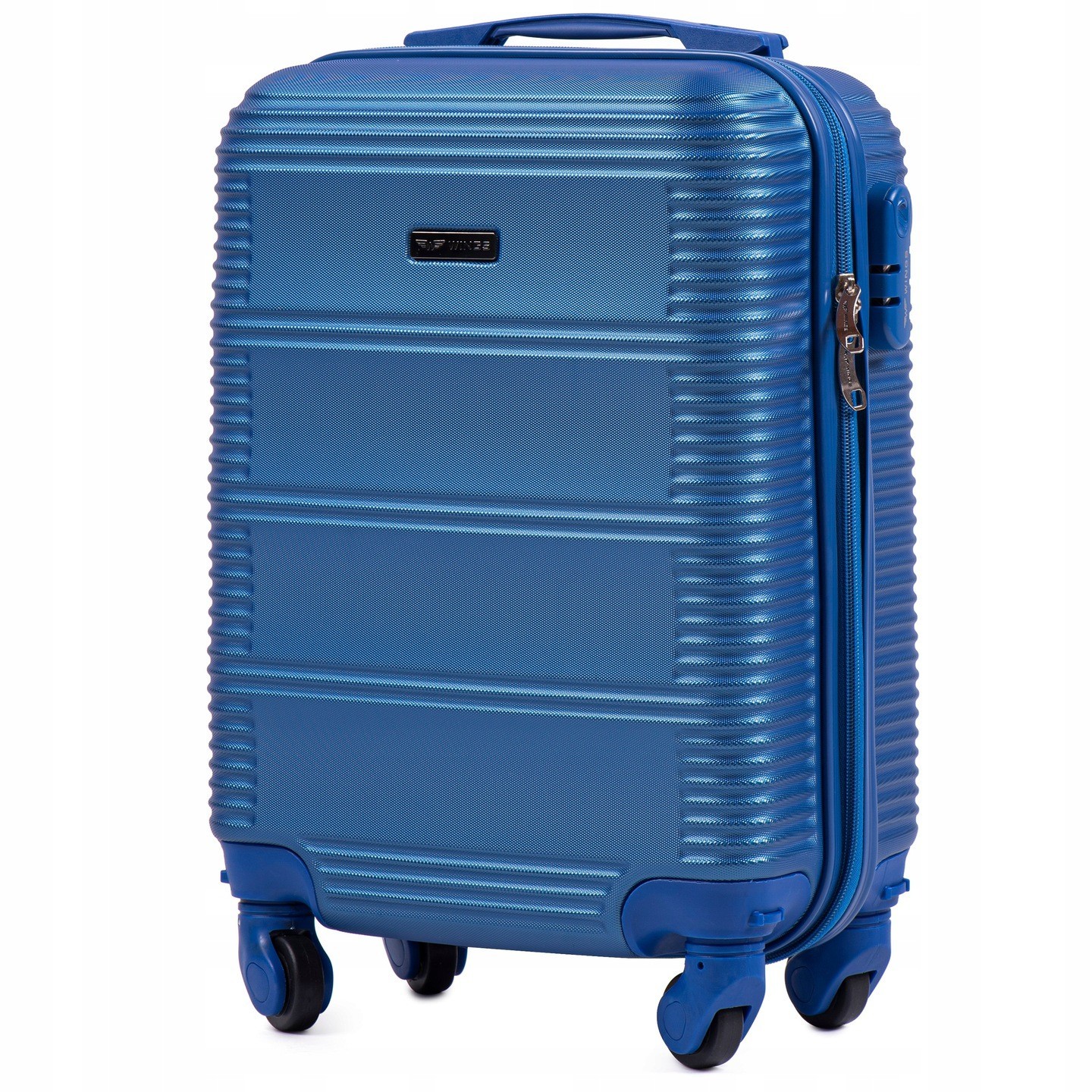 

Маленький дорожный чемодан WINGS K203 S голубой middle blue