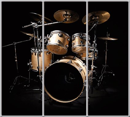 

Шкаф купе Luxe Studio Стандарт-1 Фотопечать Музыка-9 2100x2300x600 трехдверный