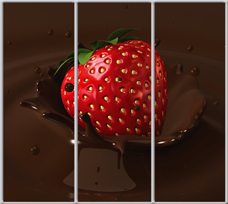 

Шкаф купе Luxe Studio Стандарт-1 Фотопечать Еда и напитки-56 2100x2000x600 трехдверный