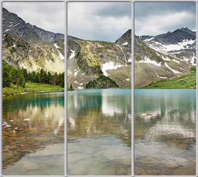 

Шкаф купе Luxe Studio Стандарт-1 Фотопечать Природа-47 2100x2200x600 трехдверный