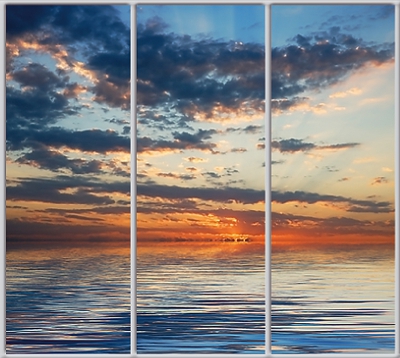 

Шкаф купе Luxe Studio Стандарт-1 Фотопечать Природа-26 2100x2000x600 трехдверный