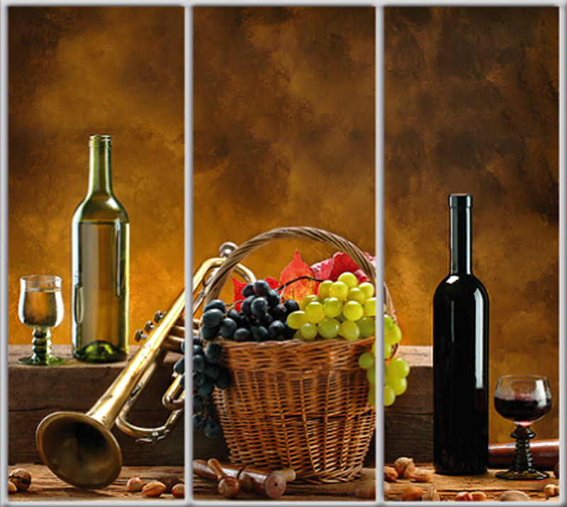 

Шкаф купе Luxe Studio Стандарт-1 Фотопечать Еда и напитки-25 2100x2000x600 трехдверный