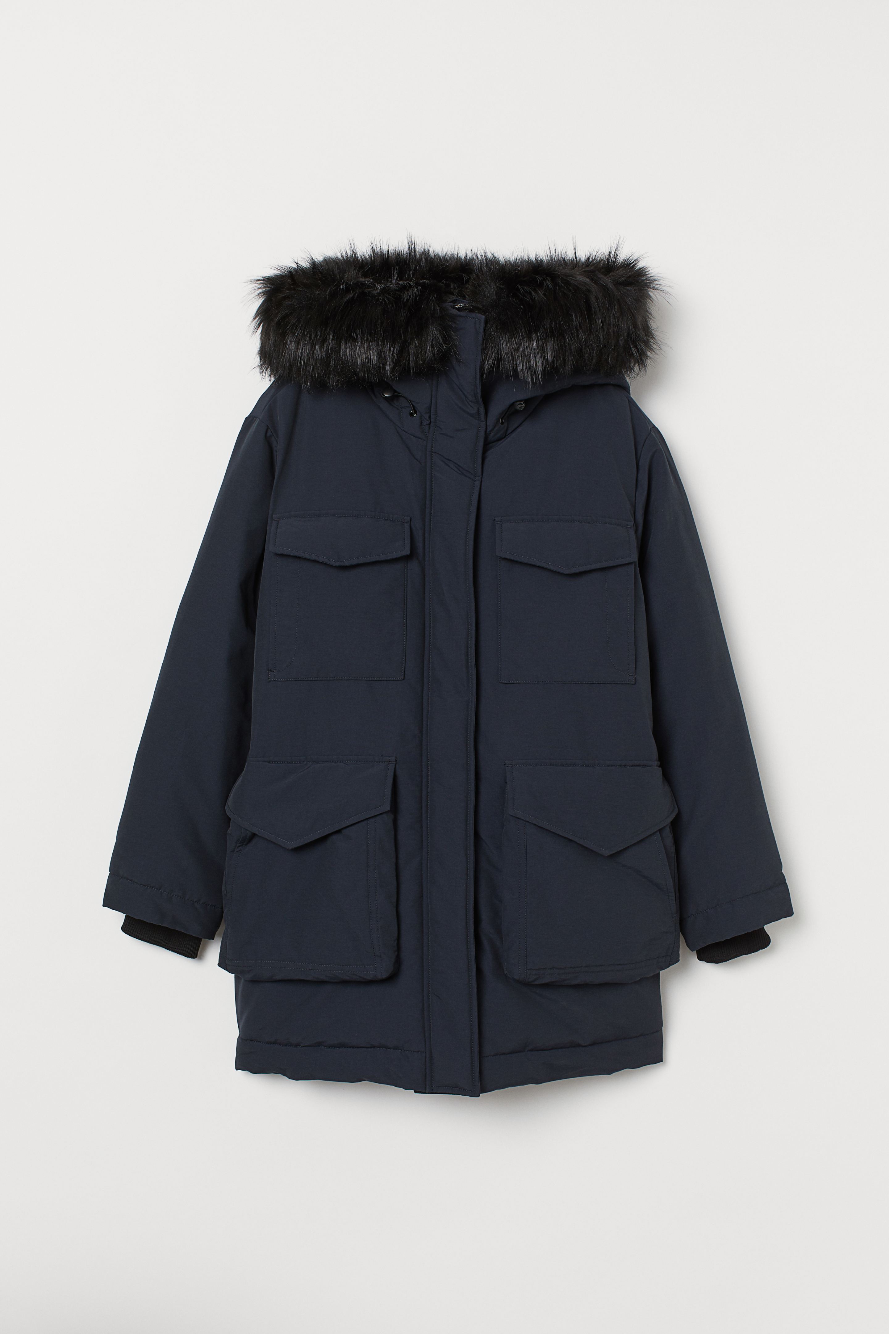 

Парка H&M M темно синий 7950200