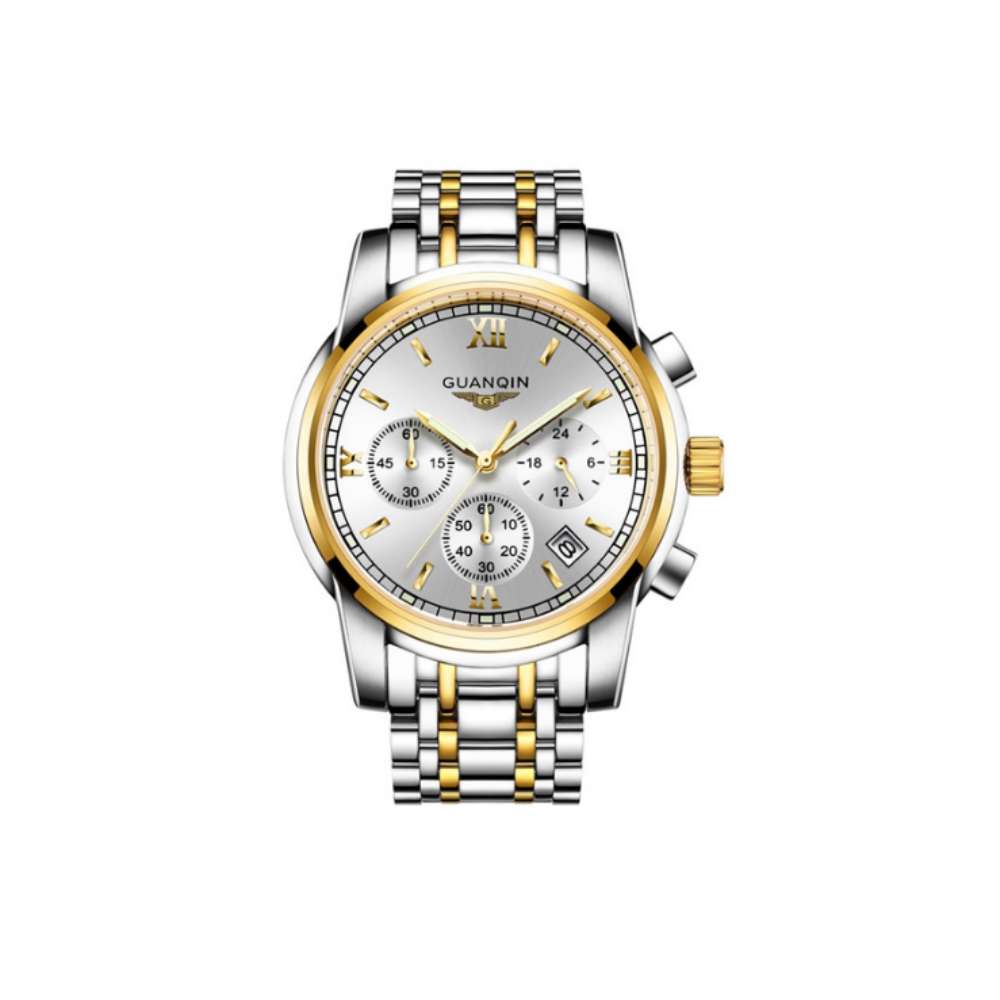 

Часы Guanqin Gold-White-SilverGold GS19018 CS
