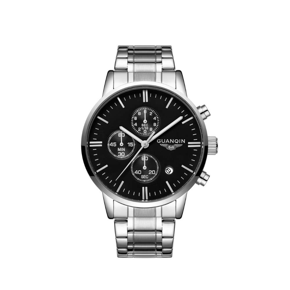 

Часы Guanqin Silver-Black-Silver GQ12006-A CS (GQ12006-ASBS)