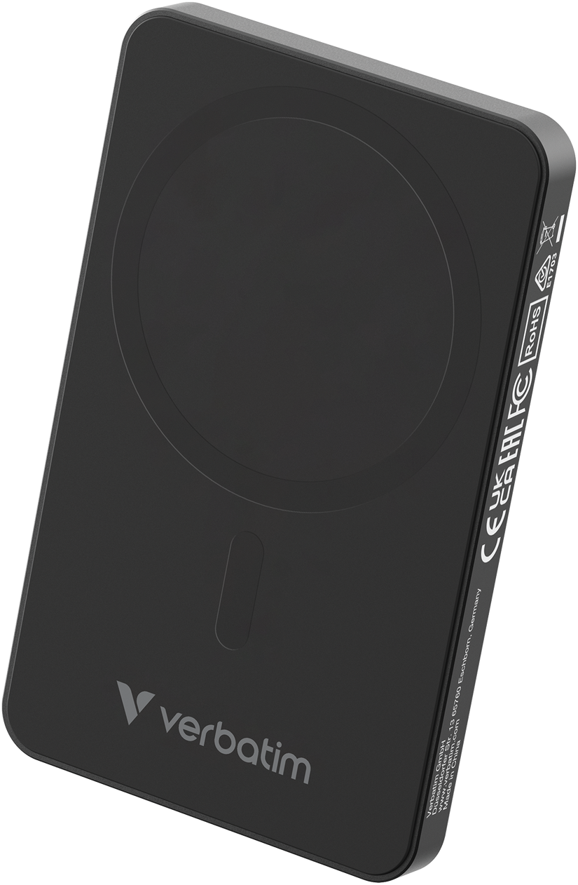 фото Зовнішній акумулятор (павербанк) Verbatim Essential 5000mAh Black (32225)