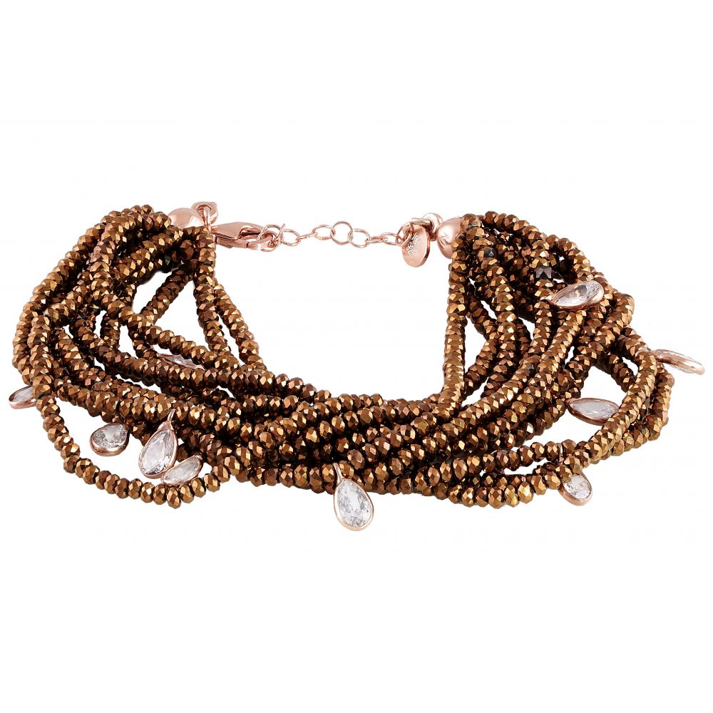 

Браслет JCM London "mix colour brown" JCM_BR_BRN