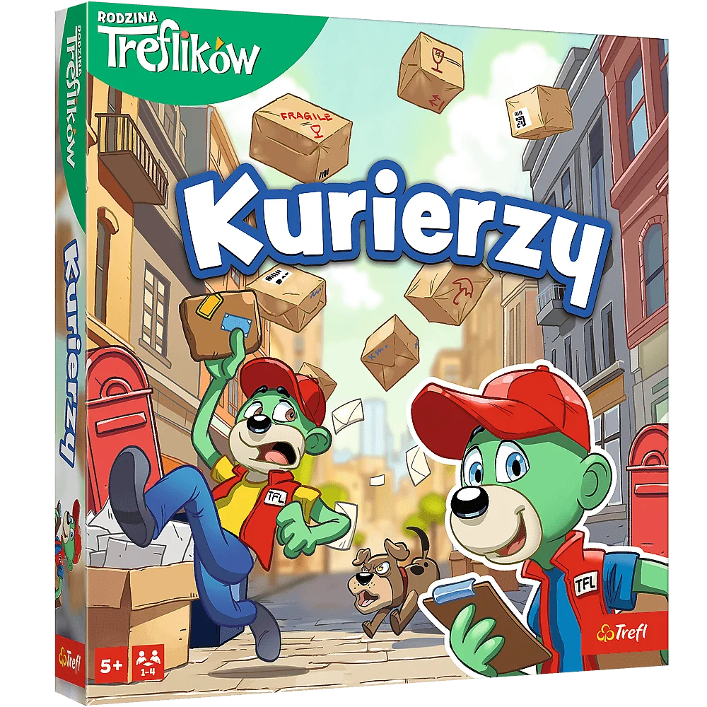 Gra planszowa Trefl rodzinna Kurierzy, Rodzina Treflików (5900511028157)