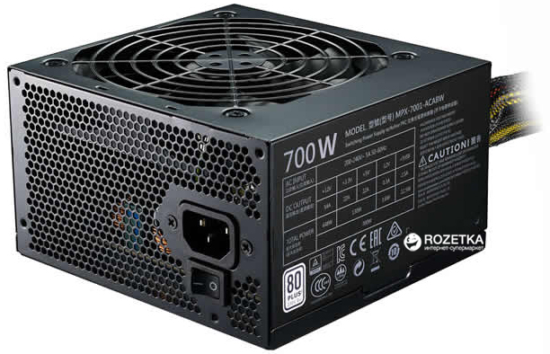 Блок питания Cooler Master MasterWatt Lite 230V (ErP 2013) 700W (MPX ...
