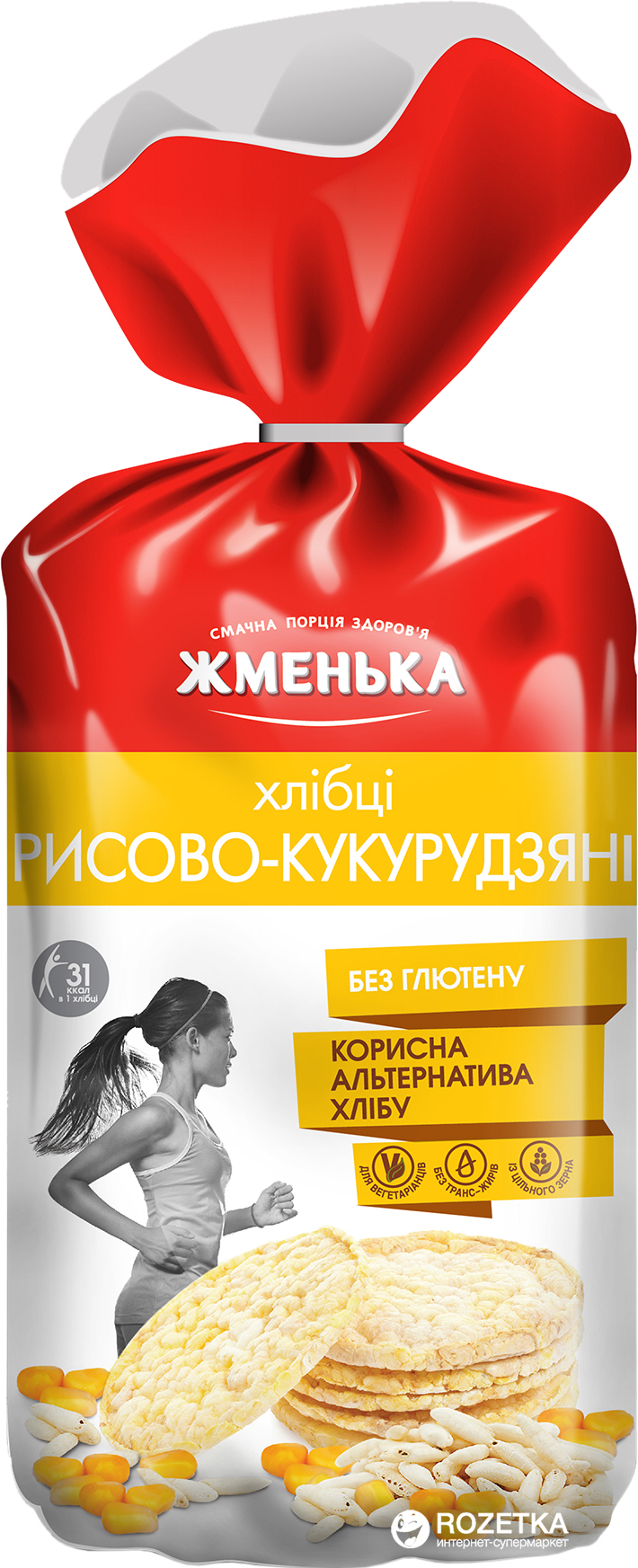 Хлебцы Жменька рисовые с кукурузой 100 г (4820152181657) – купить в ...
