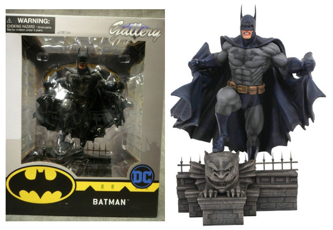 

Диорама Diamond Select Dc Comic Gallery Бэтмен на крыше Готэм-сити 25см statue B 10.59