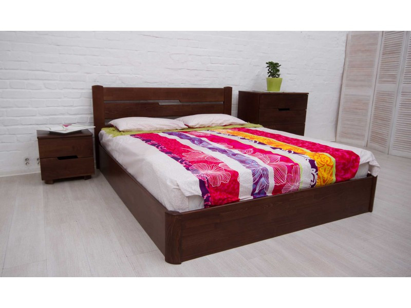 

Кровать деревянная Айрис с подъёмным механизмом ТМ ОЛИМП 200х200