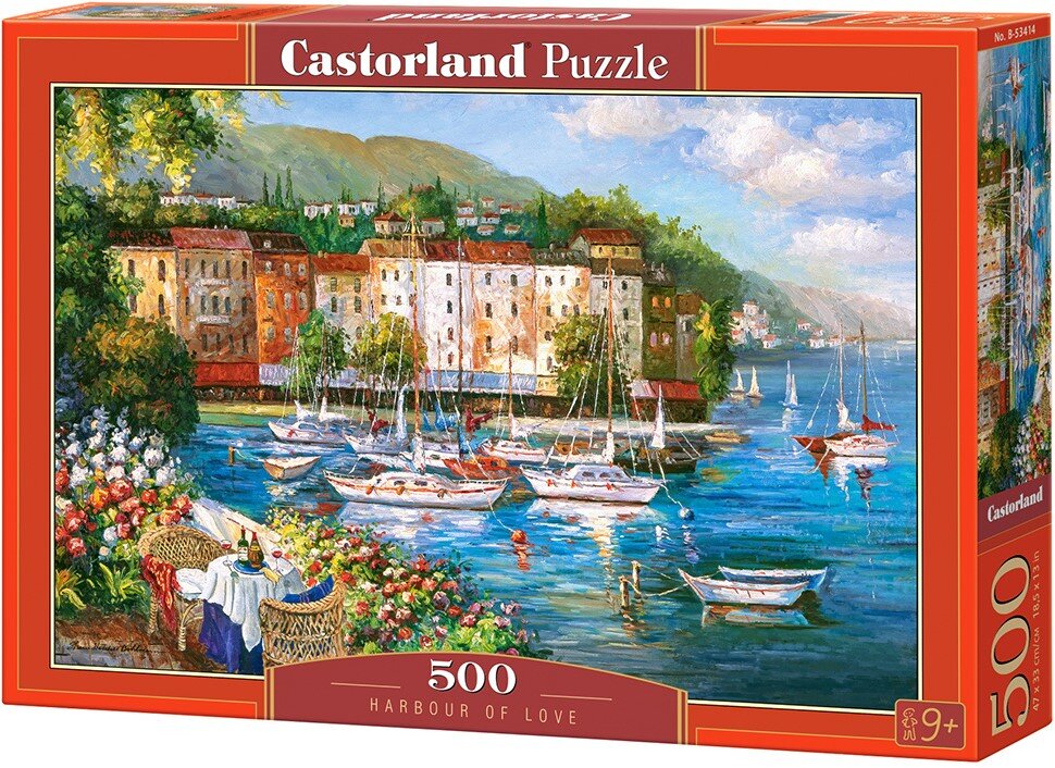 

ПАЗЛЫ CASTORLAND Гавань любви, 500 эл. Размер 47х33 см. (53414)