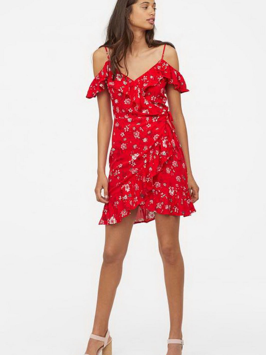

Платье H&M 0643193-0 36 Красное