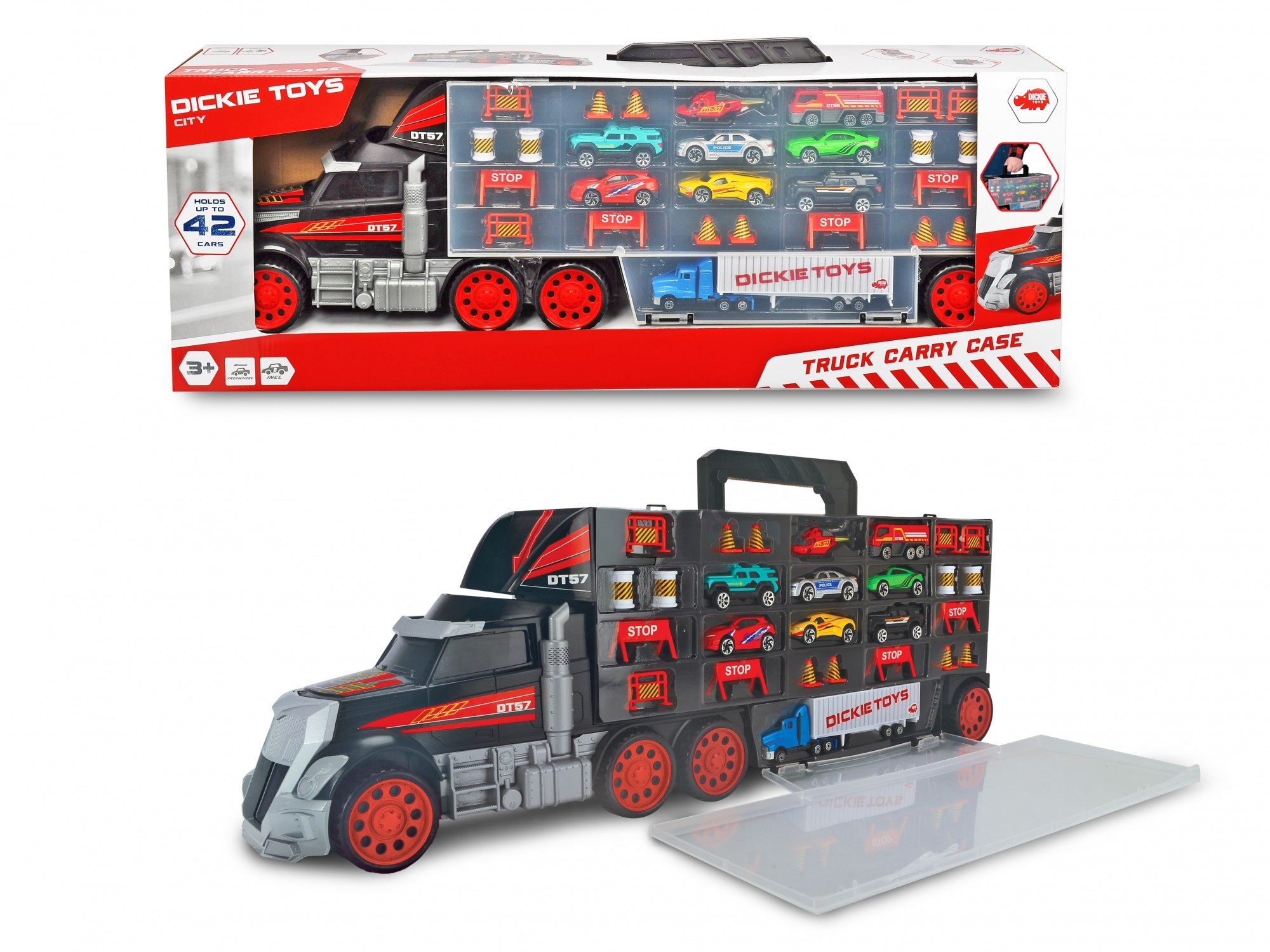 

Игровой набор Dickie Toys Трейлер перевозчик авто 62 см (3749023)
