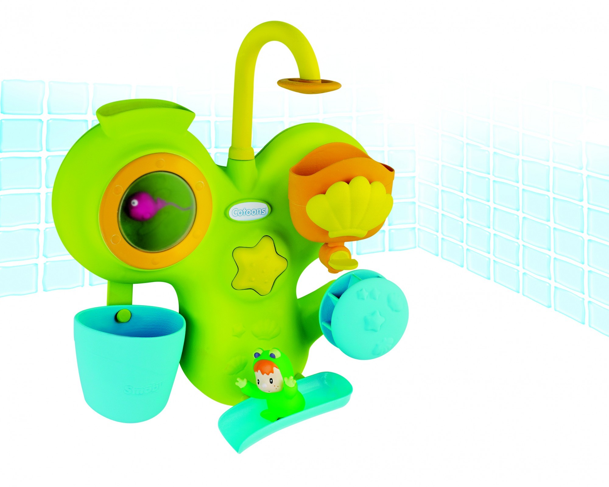 

Игрушка для ванны Smoby Водные развлечения с бассейном аквариумом и лягушкой (211421)