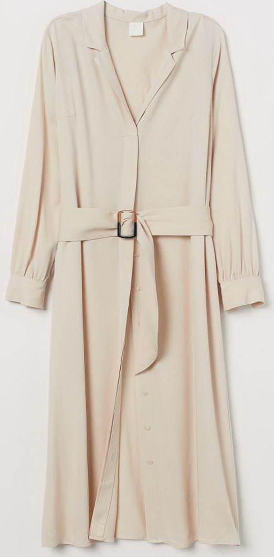 

Платье H&M 0717779-9 34 Бежевое