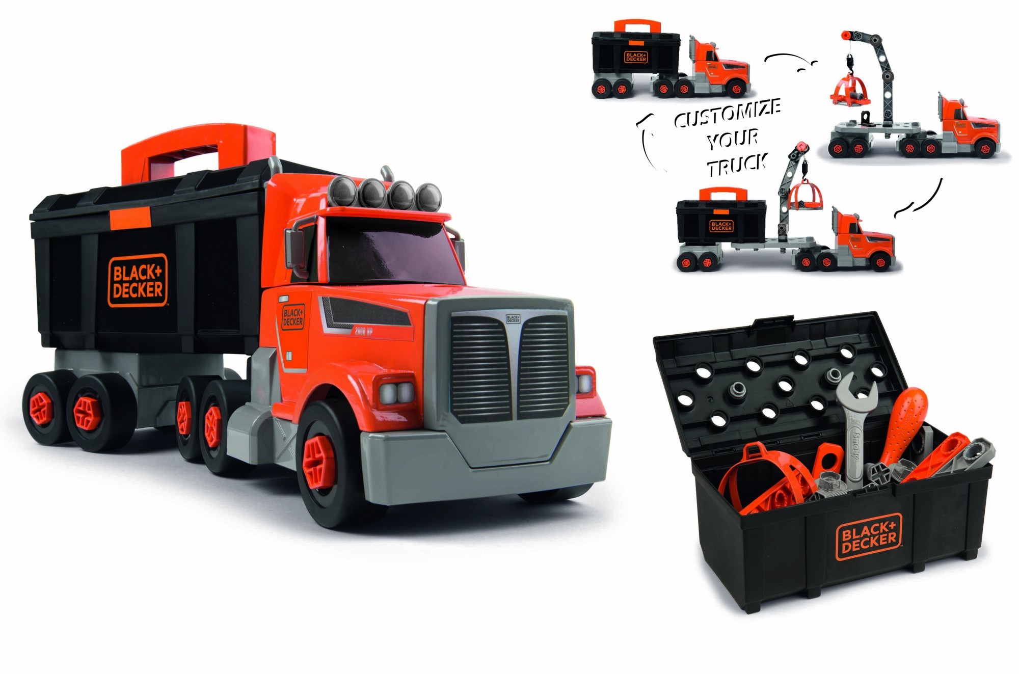

Игровой набор Smoby Блэк & Деккер Грузовик 43x13,3x17,4см (360175)