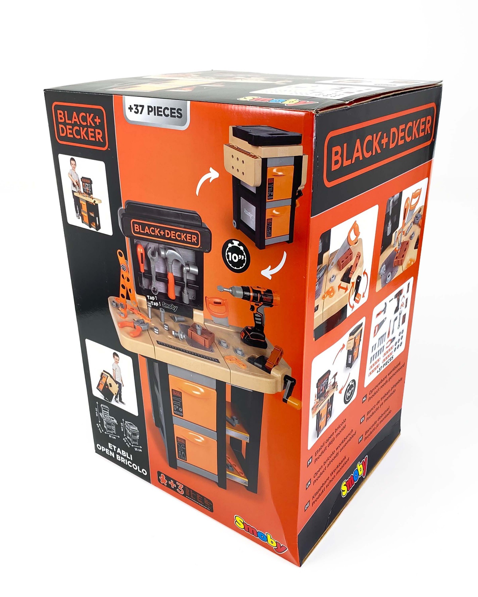 

Игровой набор Smoby Блэк Деккер Мобильная мастерская с инструментами 60х30х78 см (360315)