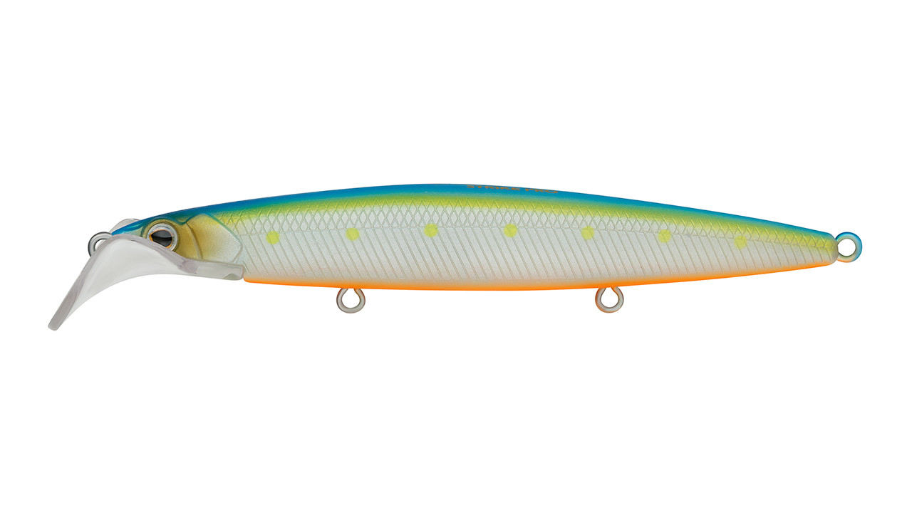 

Воблер Минноу Strike Pro Scooter Minnow 110F, 110 мм, 11,8 гр, Загл. 1,5м.-2,5м., Плавающий, цвет: S056C Blue Mat Transparent Milk, (EG-186F#S056C) (128508)