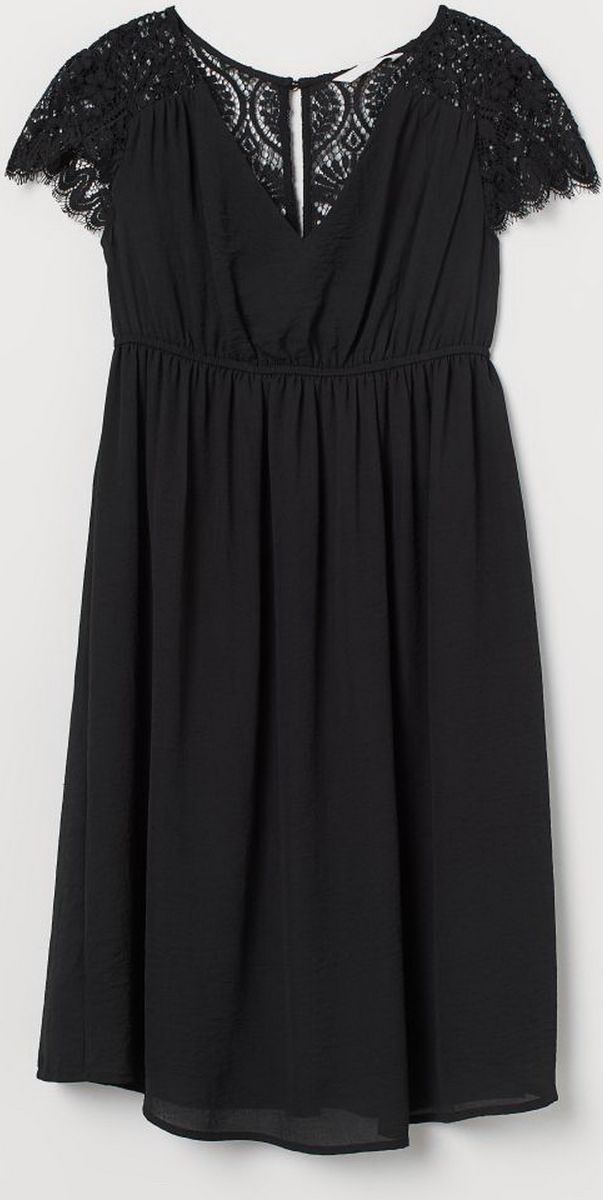 

Платье для беременных H&M 0741276-9 M Черное