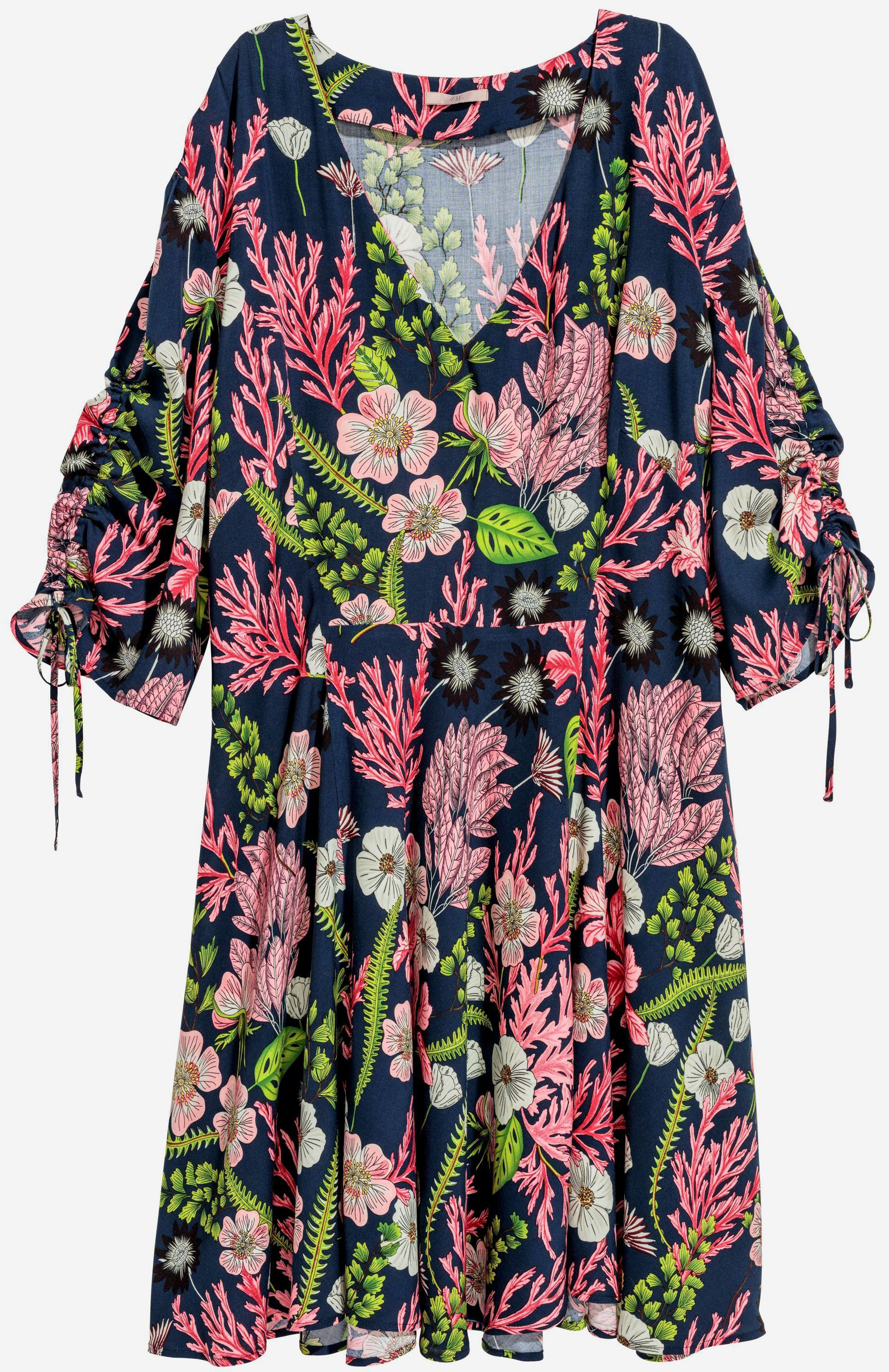 

Платье H&M 0620686-7  Темно-синее, Платье H&M 0620686-7 46 Темно-синее