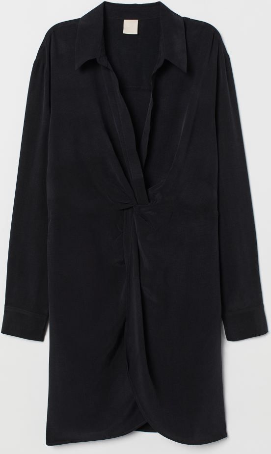 

Туника H&M 0748796-9  Черная, Туника H&M 0748796-9 38 Черная