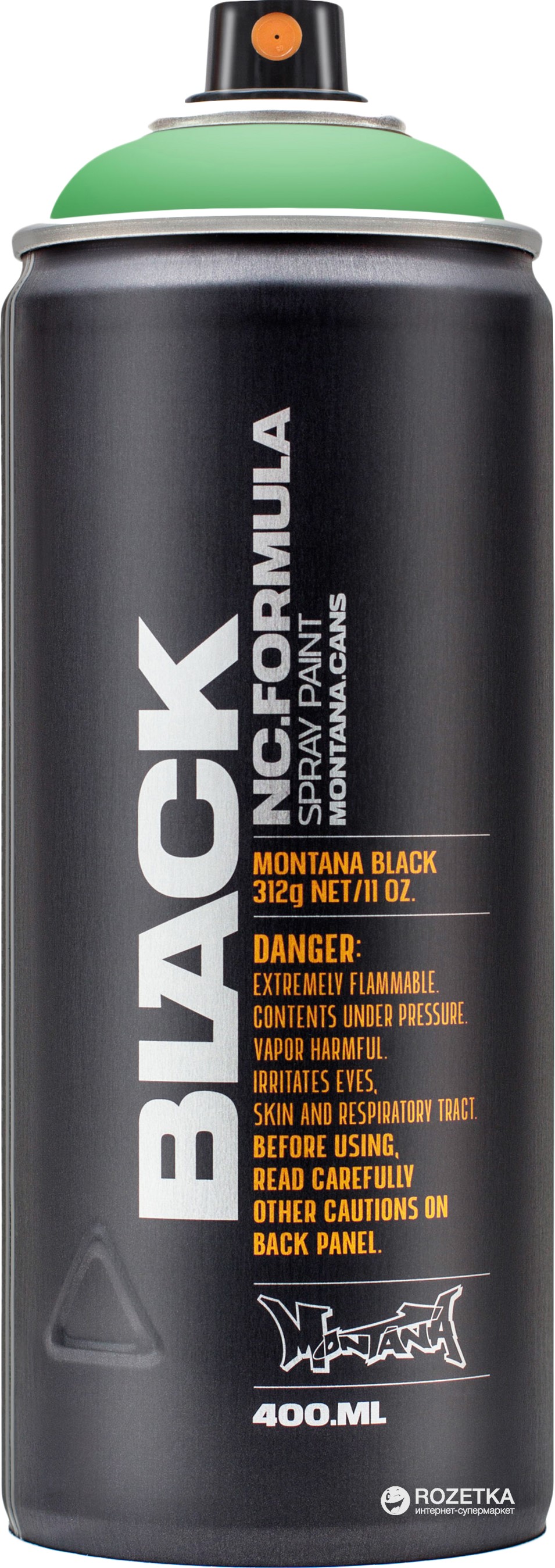 

Нитро краска-спрей Montana BLK6220 Революционный зеленый (Revolt Green) 400 мл (4048500264092)