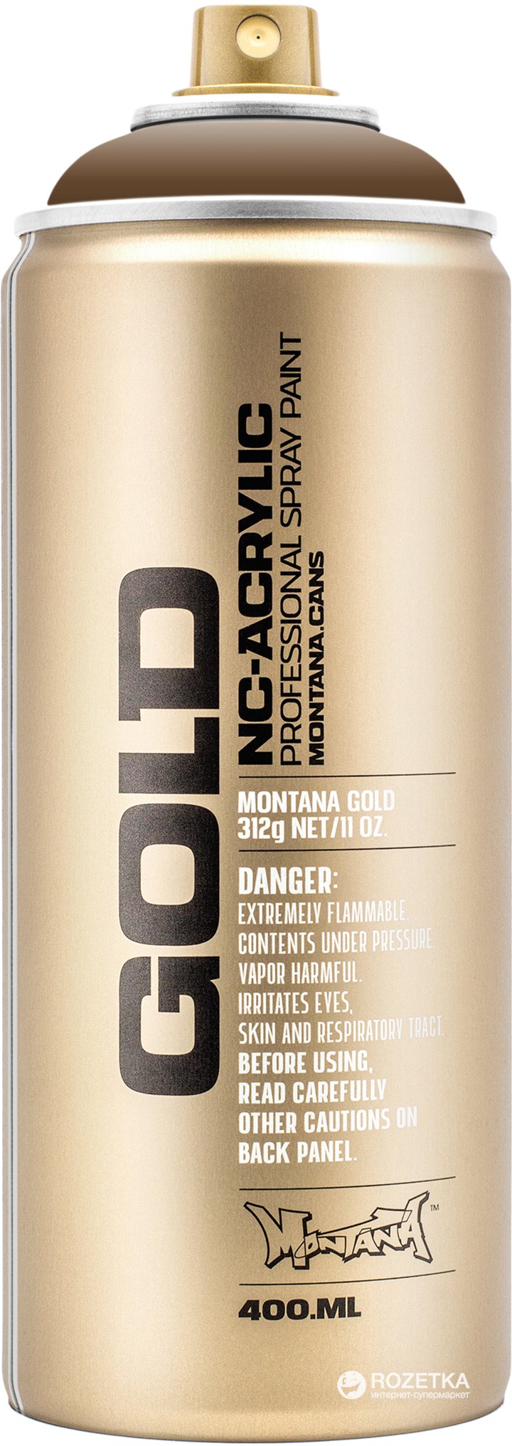 

Акриловая краска-спрей Montana Gold 1470 бледно коричневый 400 мл (Palish Brown) (4048500284199)