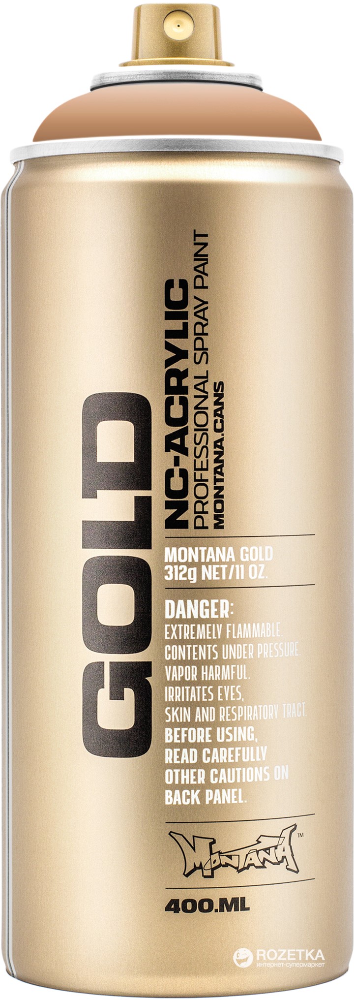 

Акриловая краска-спрей Montana Gold 1440 Ириска 400 мл (Toffee) (4048500284175)