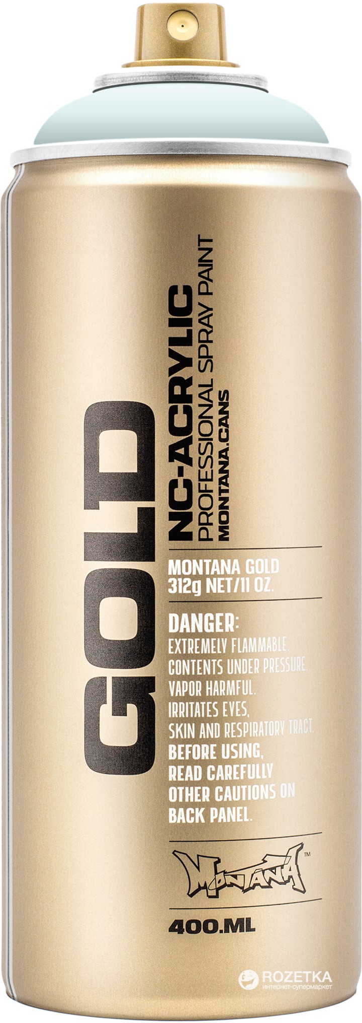 

Акриловая краска-спрей Montana Gold 5100 Полярно голубой 400 мл (Polar Blue) (4048500284915)
