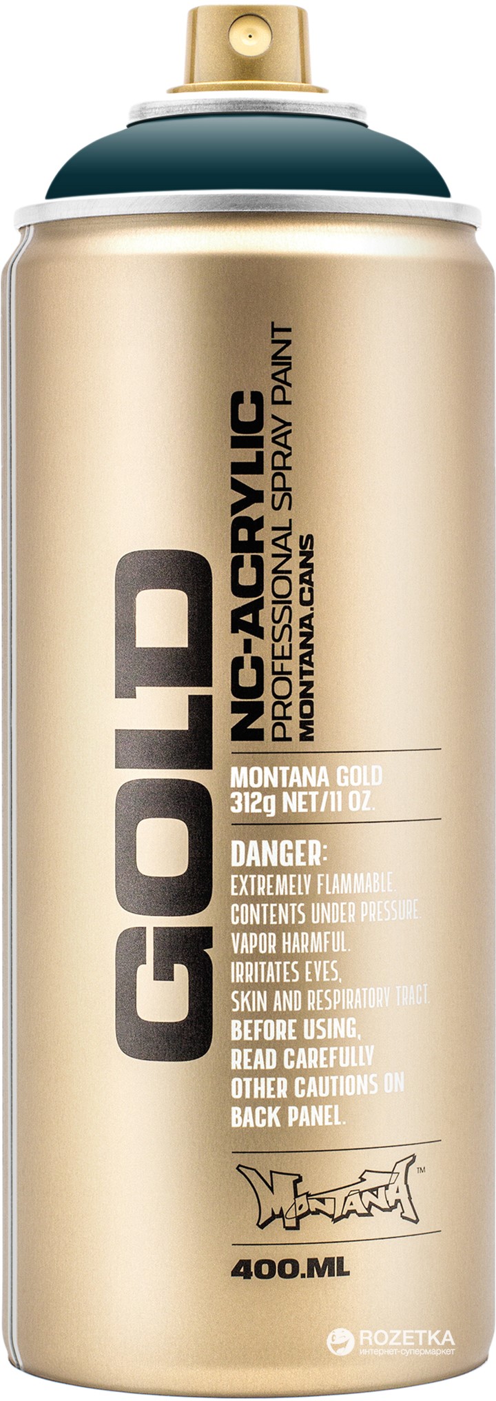 

Акриловая краска-спрей Montana Gold 5160 Морская глубина 400 мл (Deep Sea) (4048500285004)
