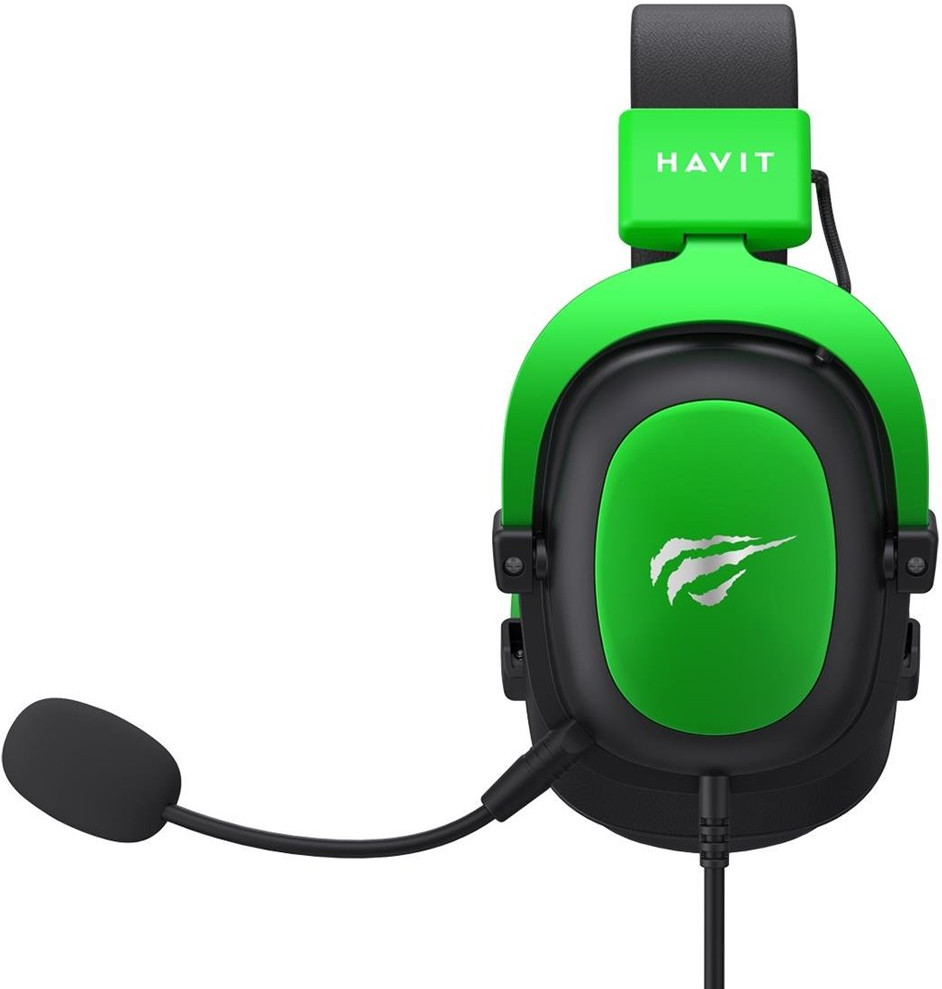 фото Наушники с микрофоном Havit H2002D Black/Green