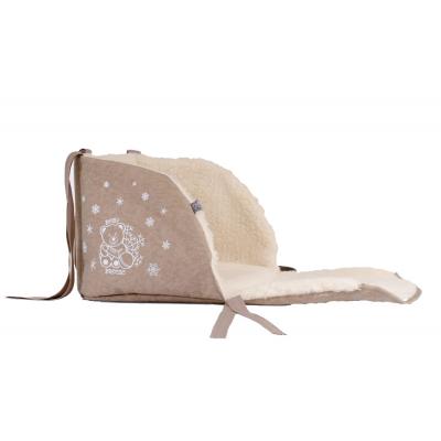 

Матрасик в санки Baby Breeze Открытый из овечьей шерсти Cappuccino (19030)
