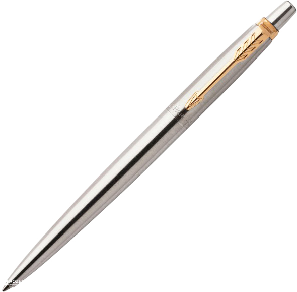 

Ручка шариковая Parker Jotter 17 SS GT Gel Черная Серебристо-золотой корпус (16 062)