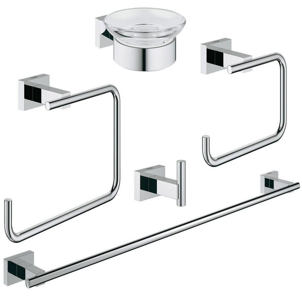 

Набор аксессуаров 5 в 1 GROHE ESSENTIALS CUBE 40758001