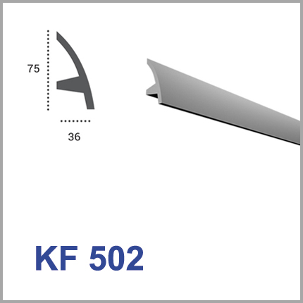 

Карниз для скрытого освещения Tesori KF502 200см