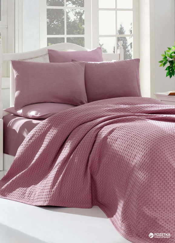 

Комплект постельного белья + пике Eponj Home Burumchuk Gulkurusu 200x235