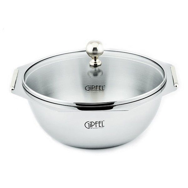 

Салатница Gipfel VEGA 22 см со стеклянной крышкой 6150