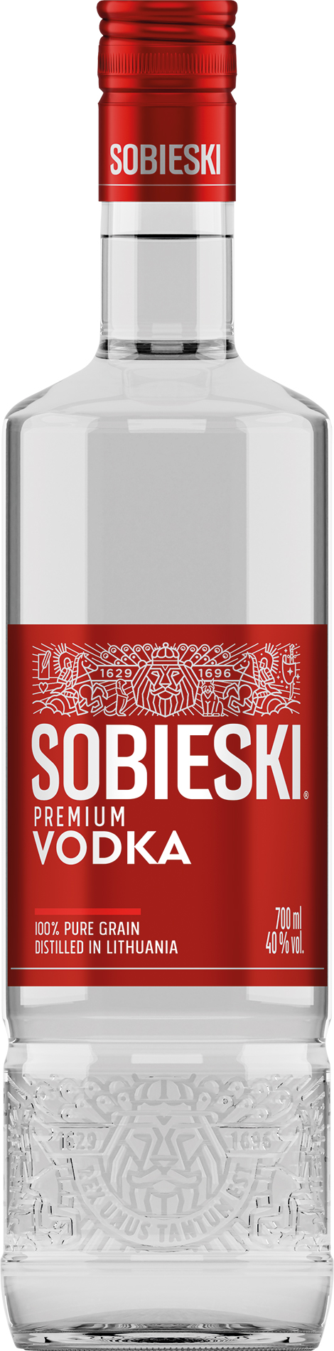 Водка Sobieski премиум 0.7 л 40% (4770053221757)