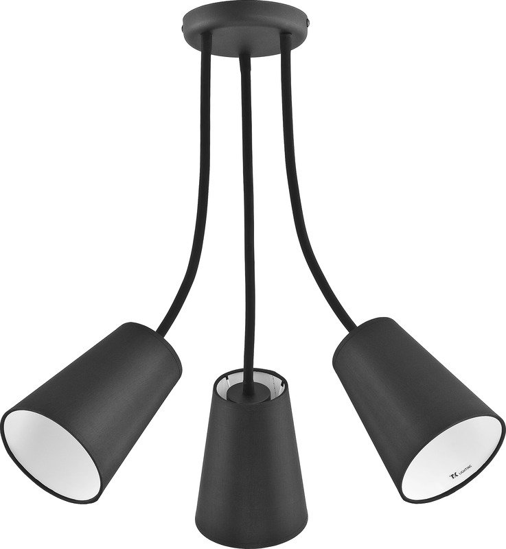 

Люстра припотолочная TK Lighting Wire Black 2103