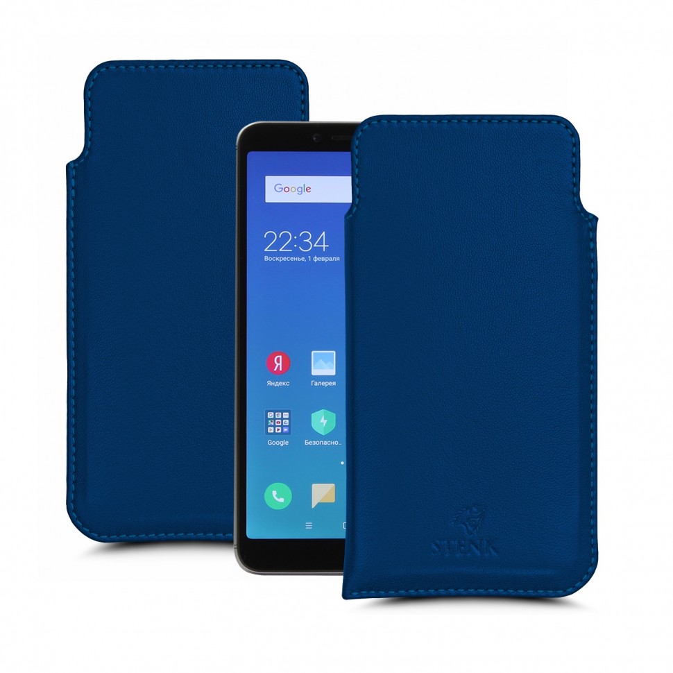 

Футляр Stenk Elegance для Xiaomi Redmi S2 Синий
