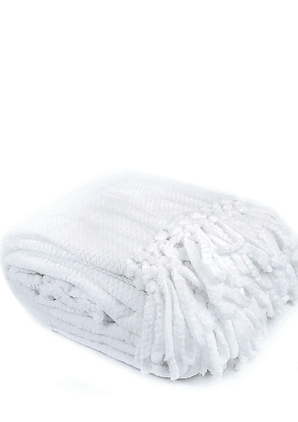 

Плед Tivolyo Home Nappa favo soft евро белый