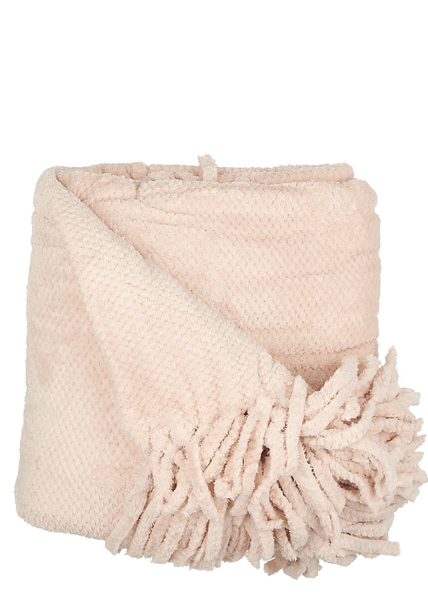 

Плед Tivolyo Home Nappa favo soft евро бежевый 200х220